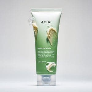 Anua houttuynia cordata cleansing foam active ingredients efficacy